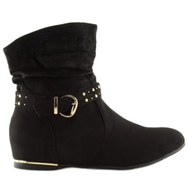 Women's black sashes J87 Black