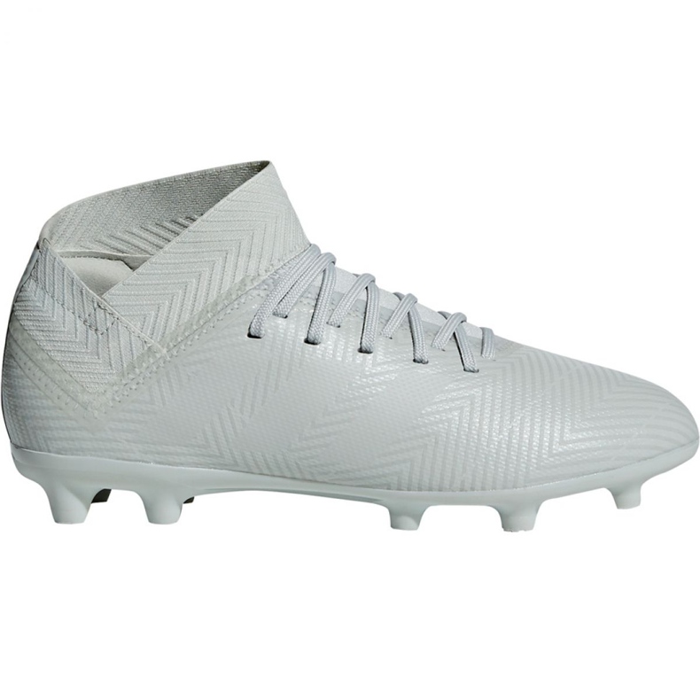 The adidas Nemeziz 18.3 Fg Jr DB2353 football boots white white