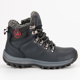 Footwear with mckeylor sheepskin blue