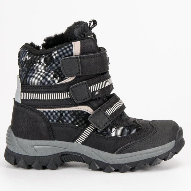 American Club American snow boots black