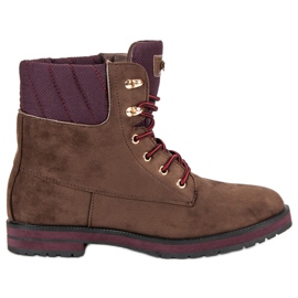 Ideal Shoes De-2750br brown