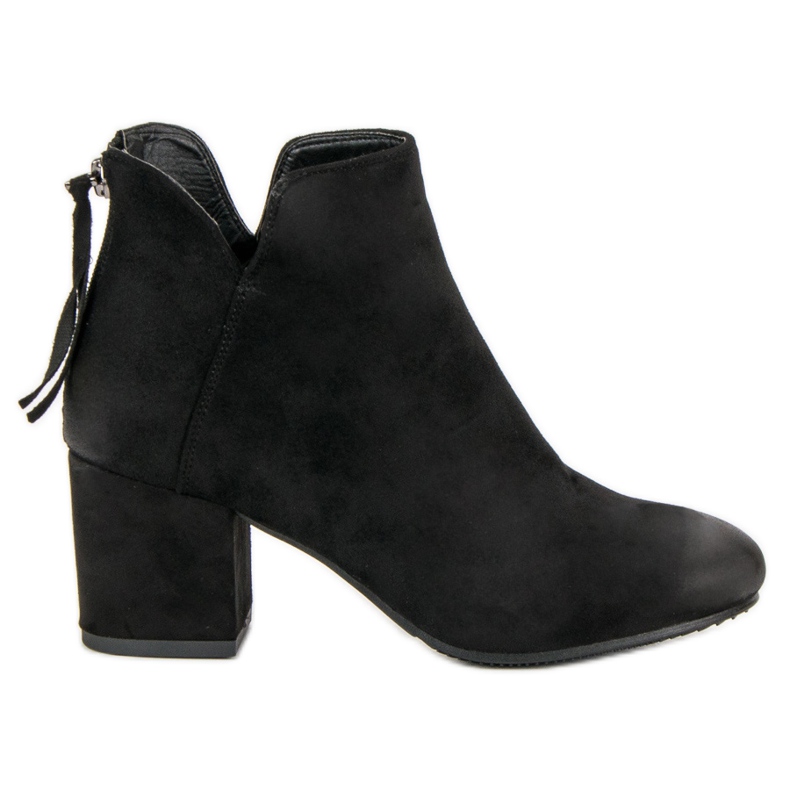 Suede high-heeled boots from VINCEZA black