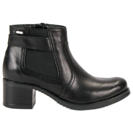VINCEZA leather Chelsea boots black VINCEZA leather Chelsea boots black