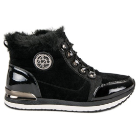 Aclys Fashionable Tied Sneakers black Aclys Fashionable Tied Sneakers black