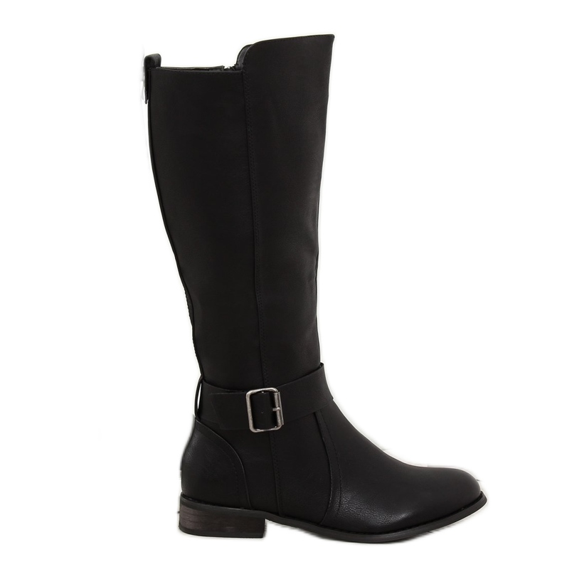 Black women's boots 439-PG Black