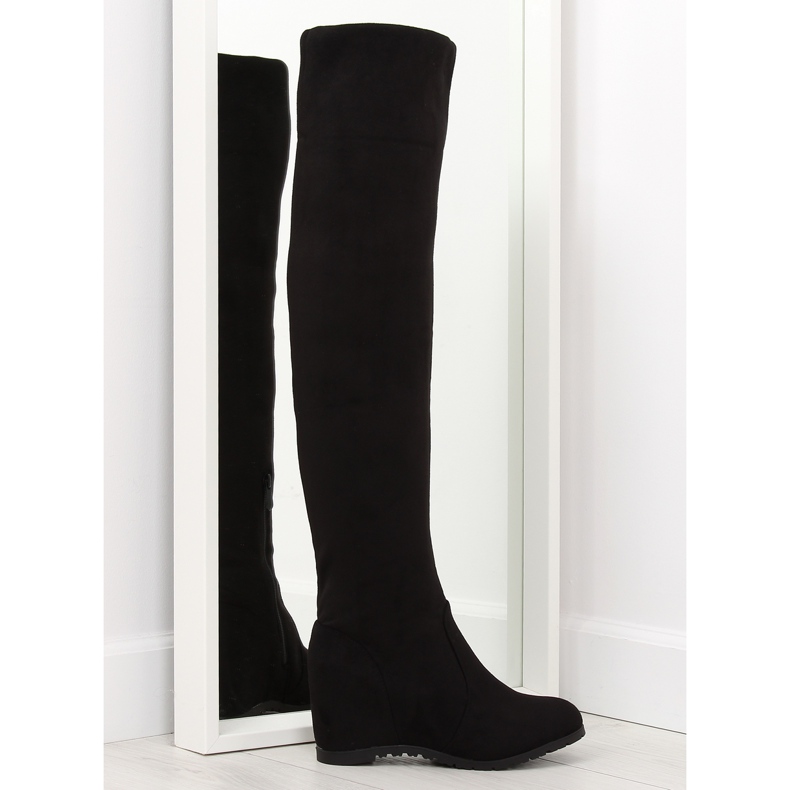 Black wedge boots 0-68 black