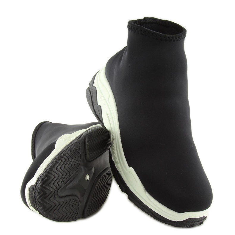 Black neoprene boots LA28P Black Black neoprene boots LA28P Black