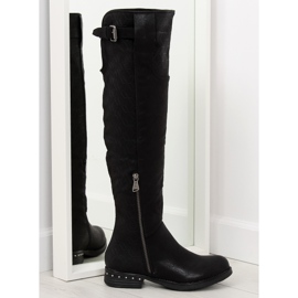 Black women's boots 228-PG black