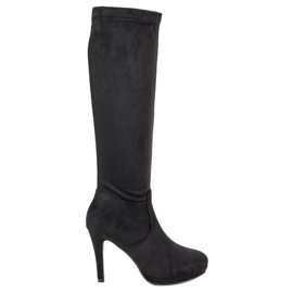 Small Swan Sexy women's boots black Small Swan Sexy women's boots black