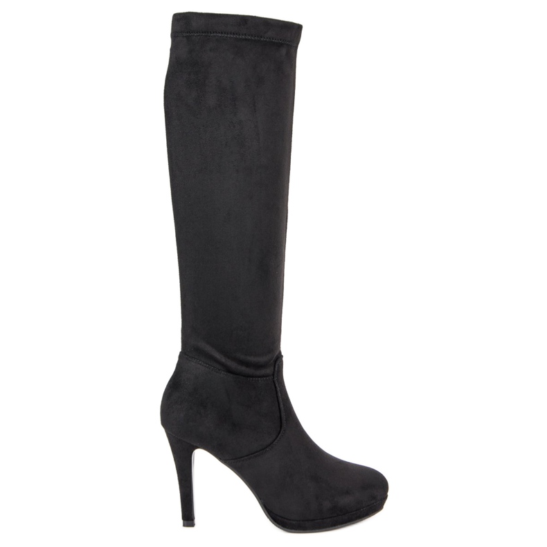 Small Swan Sexy women's boots black