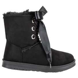Kylie Tied snow boots black