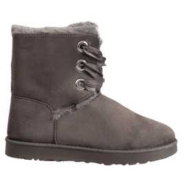 Kylie Tied snow boots grey