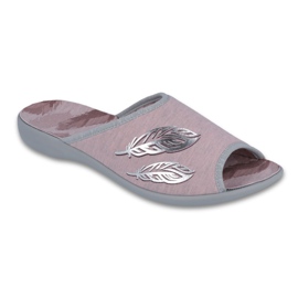 Befado women's shoes pu 254D098 grey pink Befado women's shoes pu 254D098 grey pink