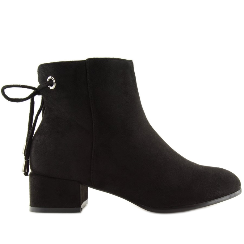 Black high-heeled boots JW21 Black