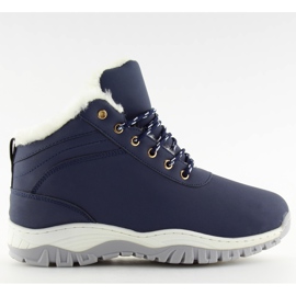 Women's trekking shoes B1716A-2 navy blue