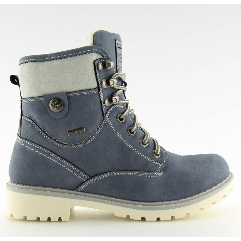 Insulated blue timber logs GD-TL01 blue