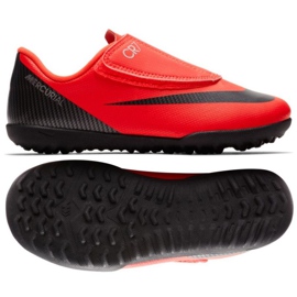 Nike Vapor 12 PS CR7 TF JR AJ3108-600 football shoes orange