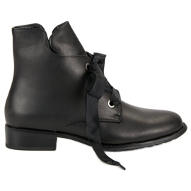Filippo Tied Booties black