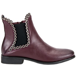 Filippo Casual Chelsea boots red