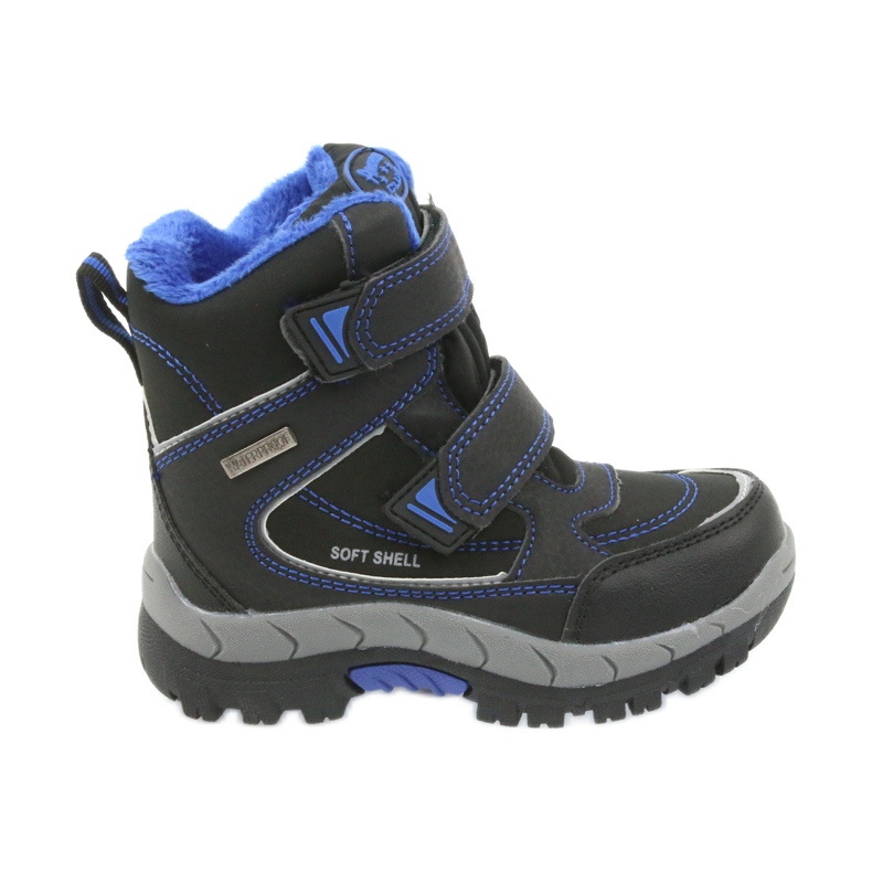 American Club Boots with a membrane American 3122 black blue