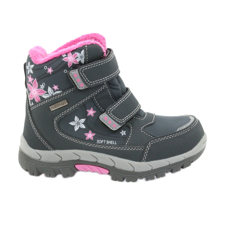 American Club American boots winter boots with a 3121 membrane grey pink