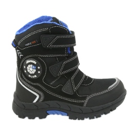 American Club Boots with a membrane American 0926 black blue
