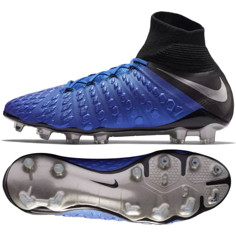 Nike Hypervenom Phantom 3 Elite Dynamic Fit Fg M AJ3803-400 football shoes navy blue navy blue