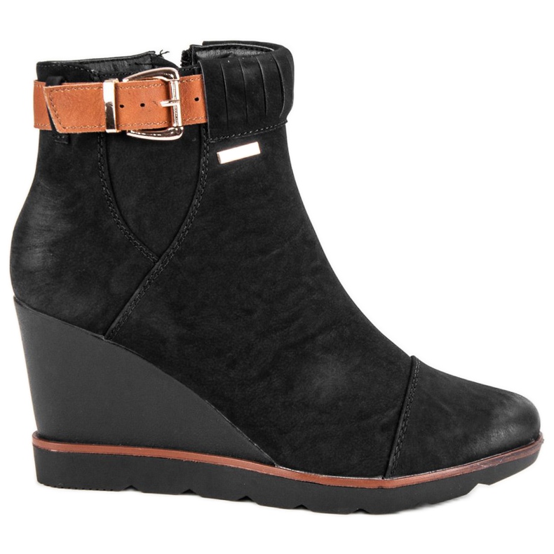 Filippo Black Ankle Boots