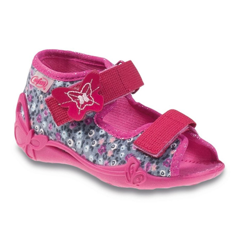 Befado children's shoes 242P072 grey pink