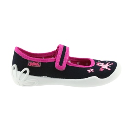 Befado children's shoes 114X323 pink navy blue Befado children's shoes 114X323 pink navy blue