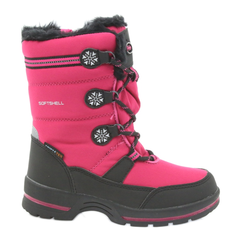 American Club American winter boots with a 702SB membrane black pink American Club American winter boots with a 702SB membrane black pink