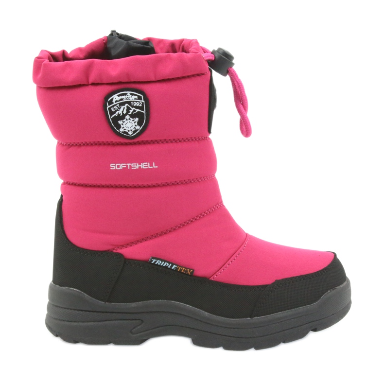 American Club American winter boots with 801SB membrane black pink American Club American winter boots with 801SB membrane black pink