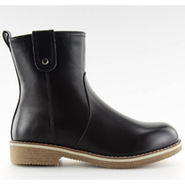 Ankle boots flat black 0-253 Black Ankle boots flat black 0-253 Black