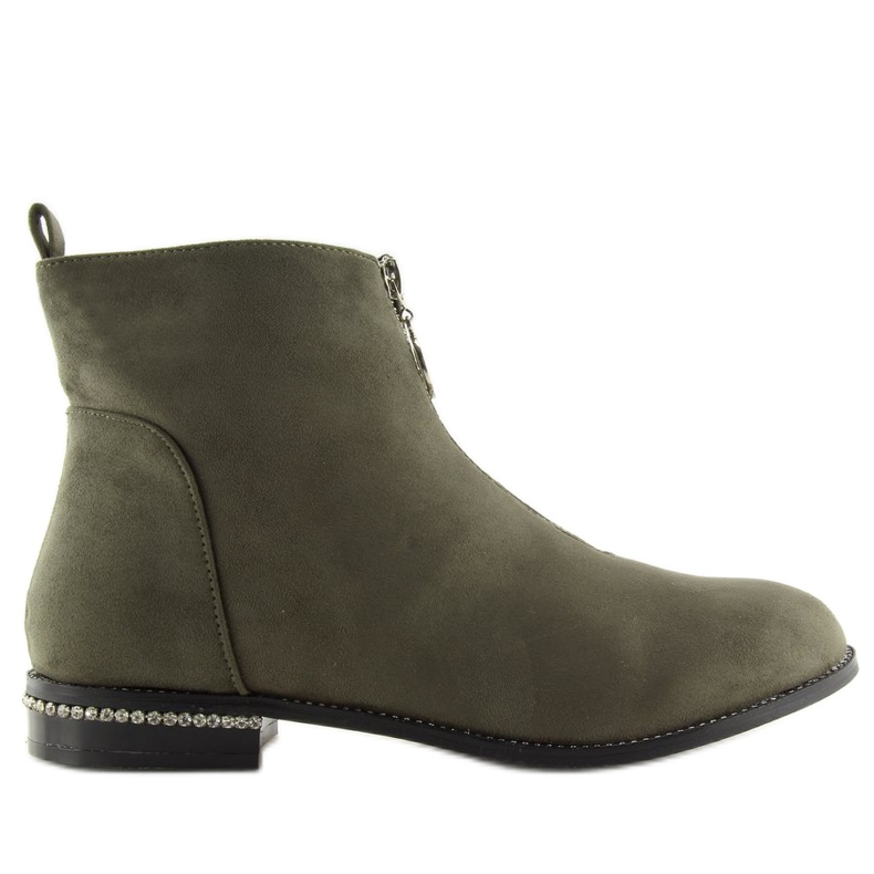 Green women's boots LL6300 Olive