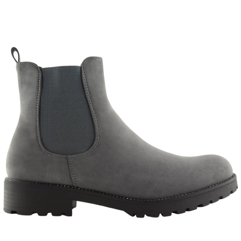 Gray Chelsea boots for women SP16 Gray grey