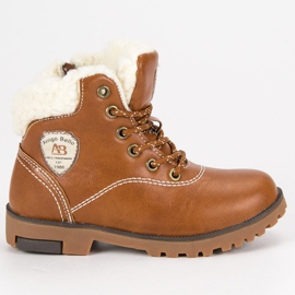 Arrigo Bello Winter boots with sheepskin brown