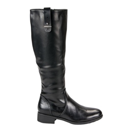 Filippo Classic flat boots black Filippo Classic flat boots black