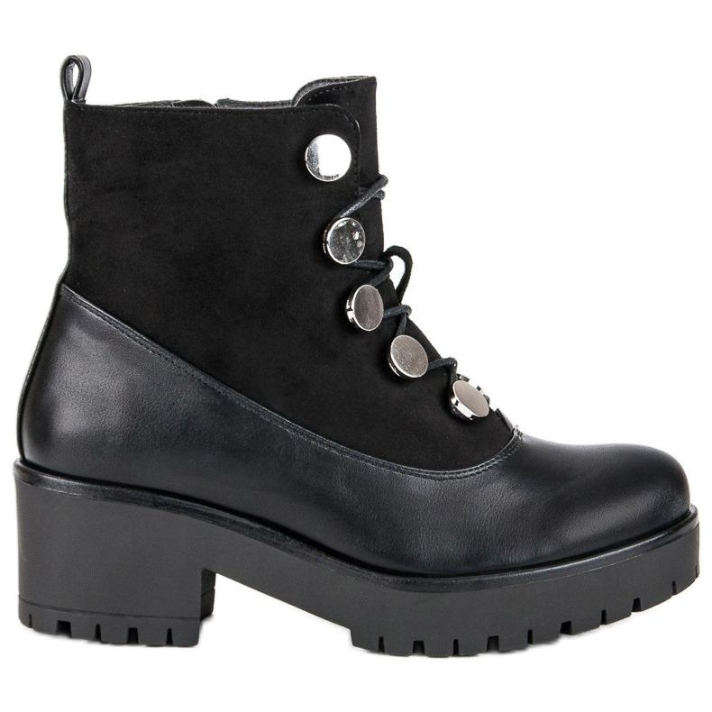 Queen Vivi Lace-up Workers black