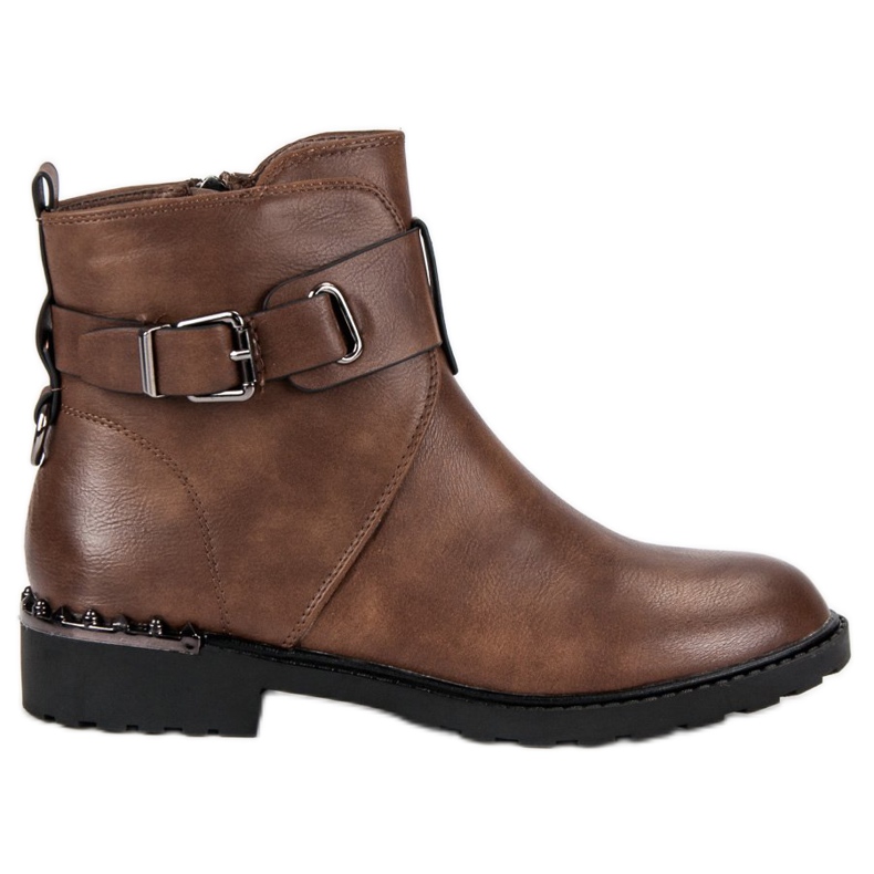 Groto Gogo Comfortable Workers boots brown