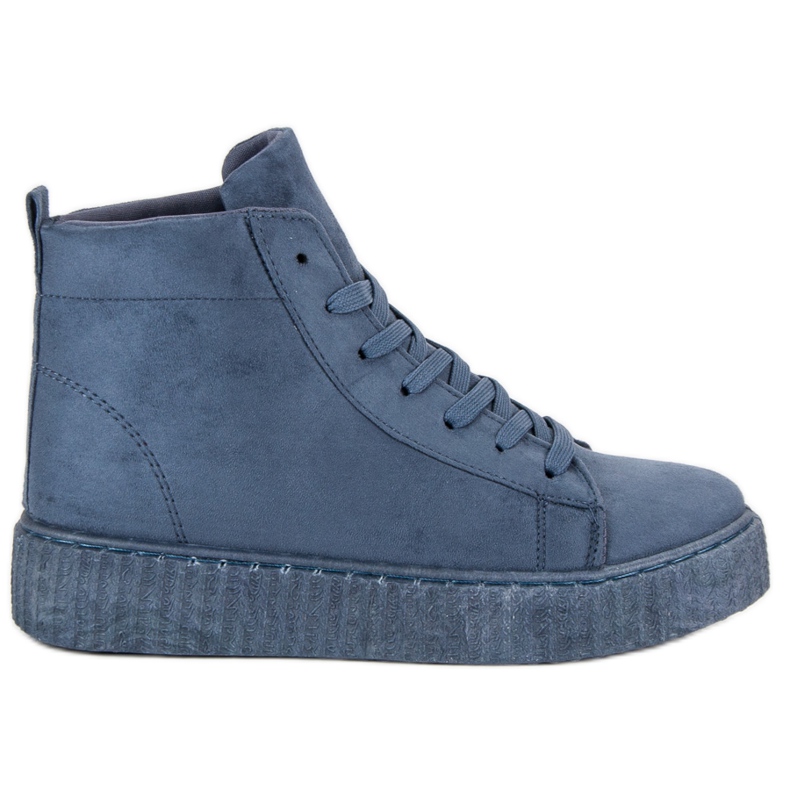Wilady Sneakers over the ankle blue Wilady Sneakers over the ankle blue