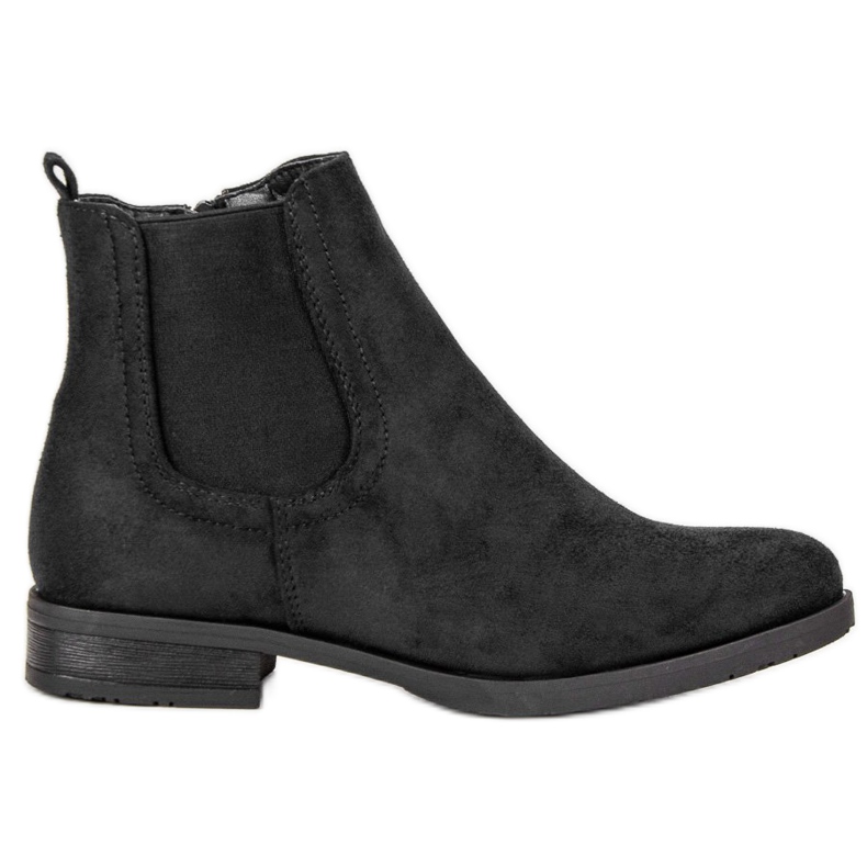 Suede Chelsea boots black Suede Chelsea boots black