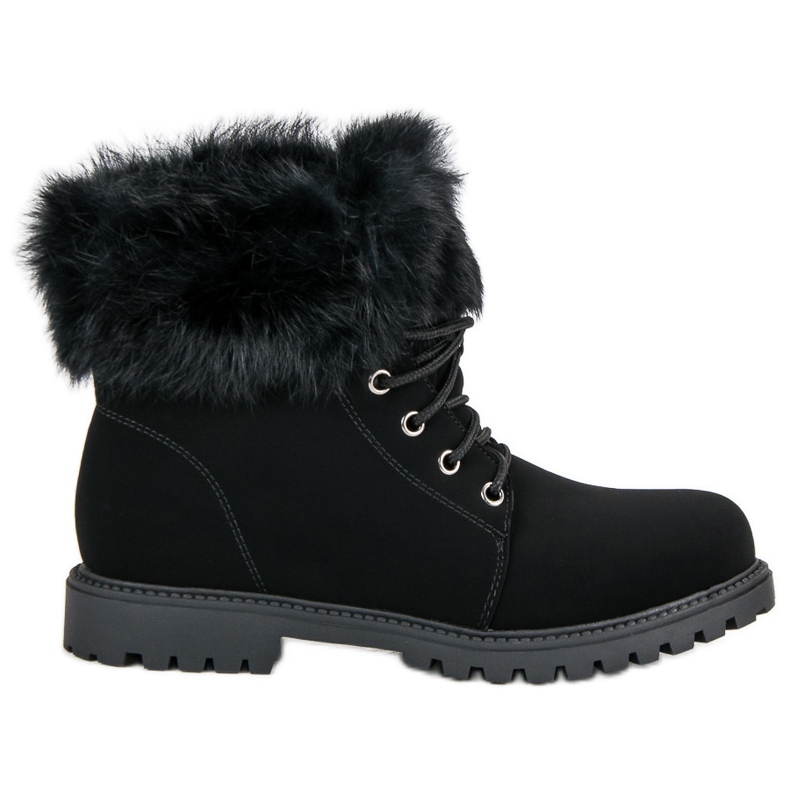 Nio Nio Black trappers with fur