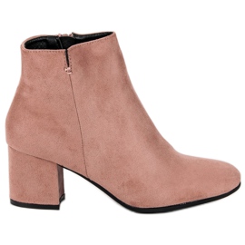 Nio Nio Classic suede boots pink
