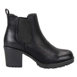 Super Me Chelsea boots on the platform black Super Me Chelsea boots on the platform black