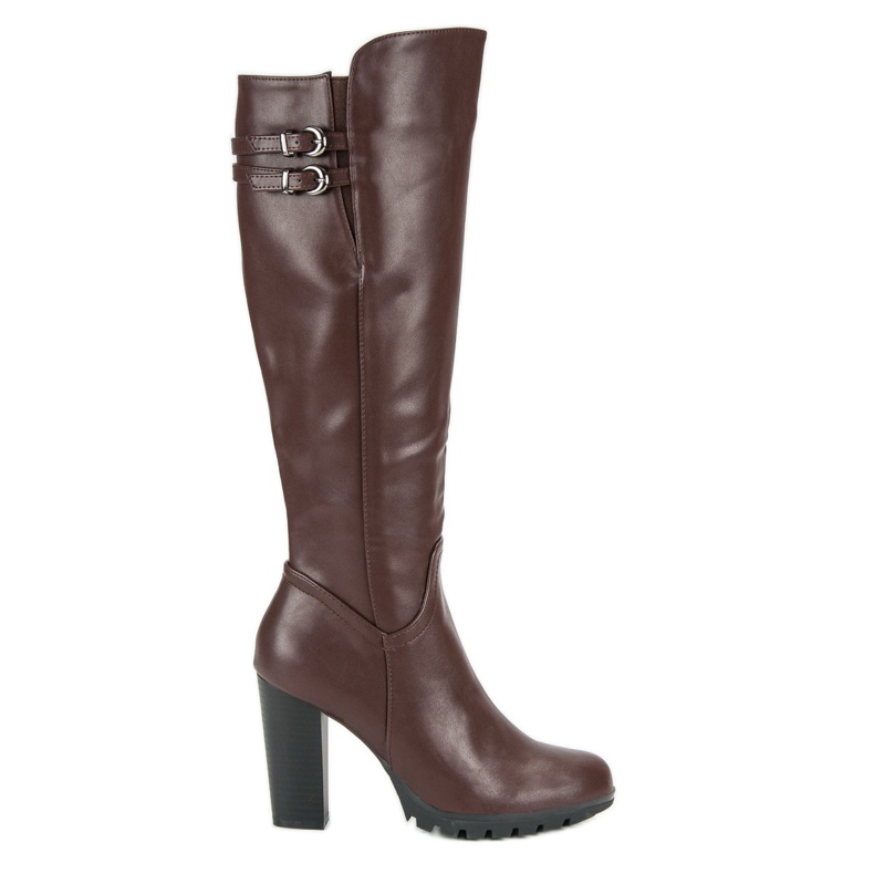 Cm Paris Classic high-heeled boots brown Cm Paris Classic high-heeled boots brown