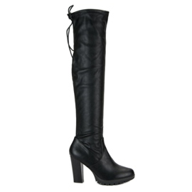 Cm Paris Over-the-knee boots on the post black