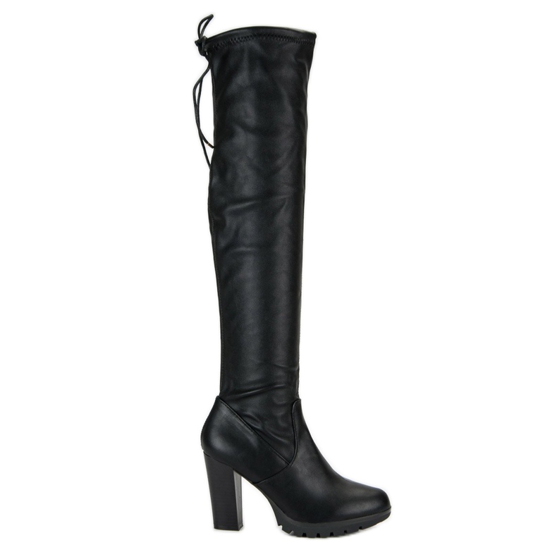 Cm Paris Over-the-knee boots on the post black