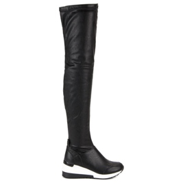 SDS Sporty wedge boots black