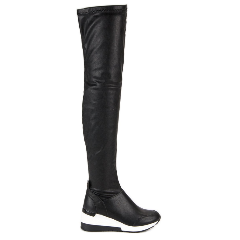 SDS Sporty wedge boots black SDS Sporty wedge boots black