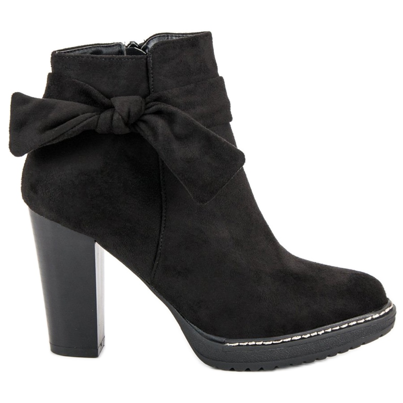 Cm Paris Suede Chelsea boots with a bow black